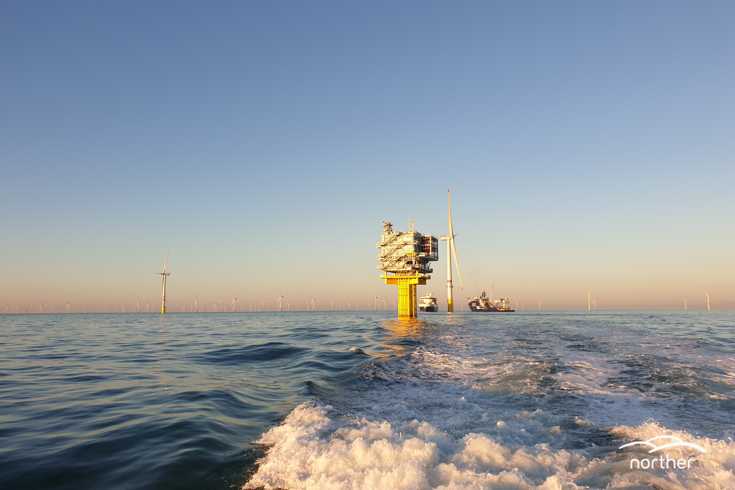 norther offshore wind farm with ohvs